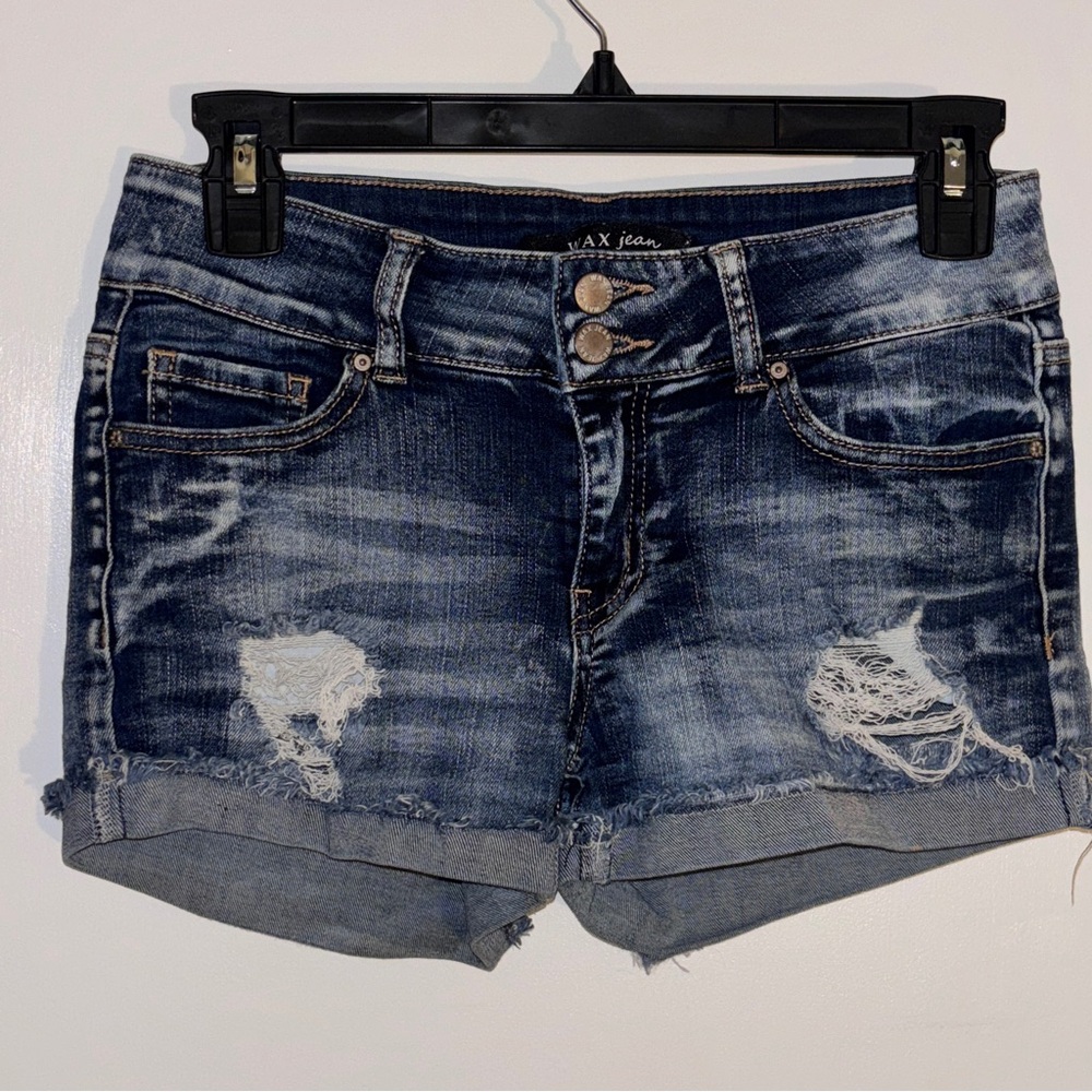 VAX Jean Distressed Denim Shorts